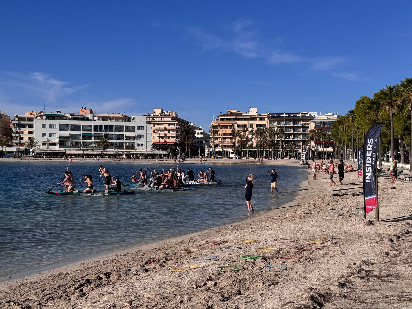 Beach olympics games in Mallorca