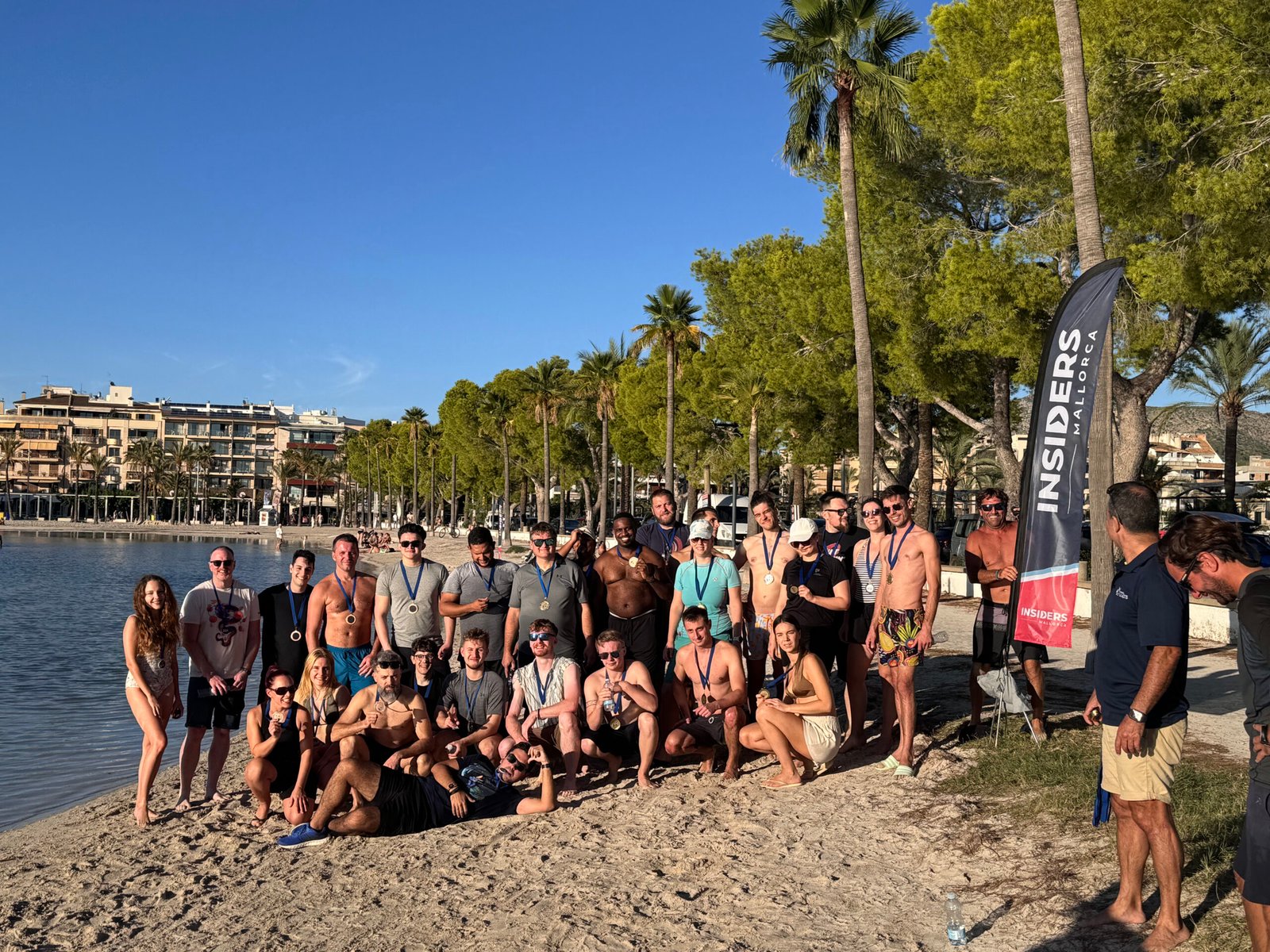 Beach olympics games in Mallorca