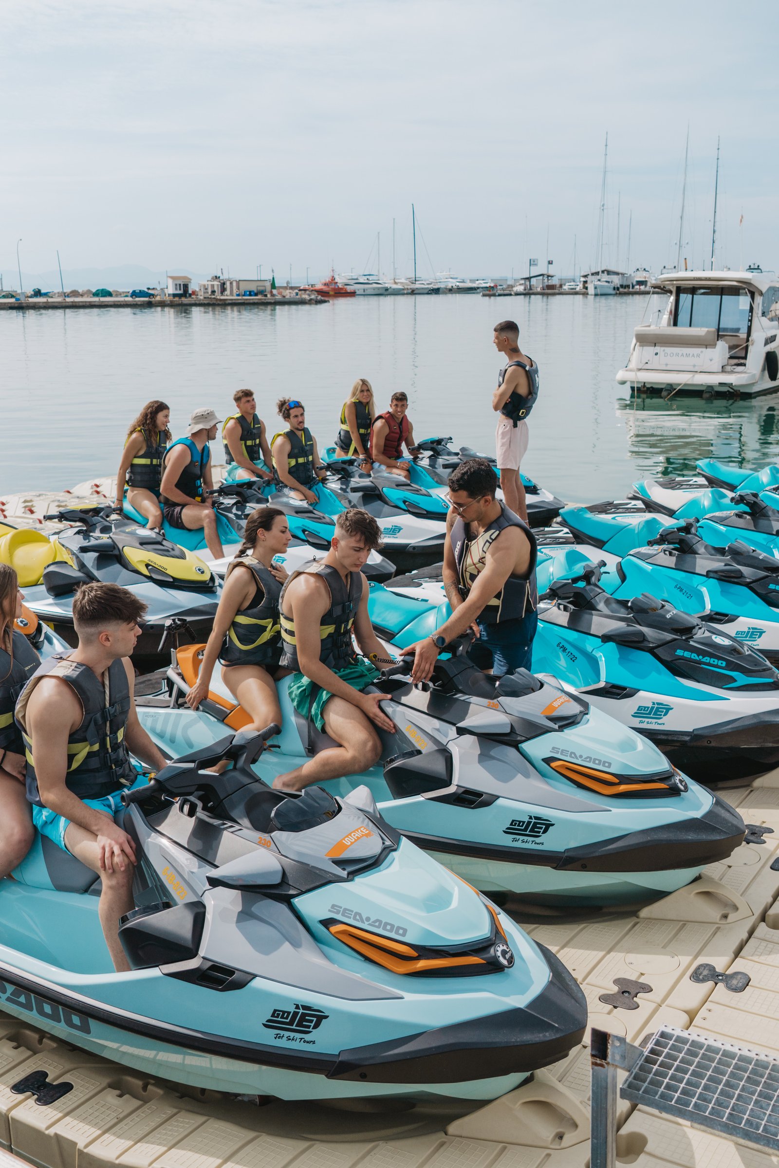 Jet ski excursion for groups in Mallorca